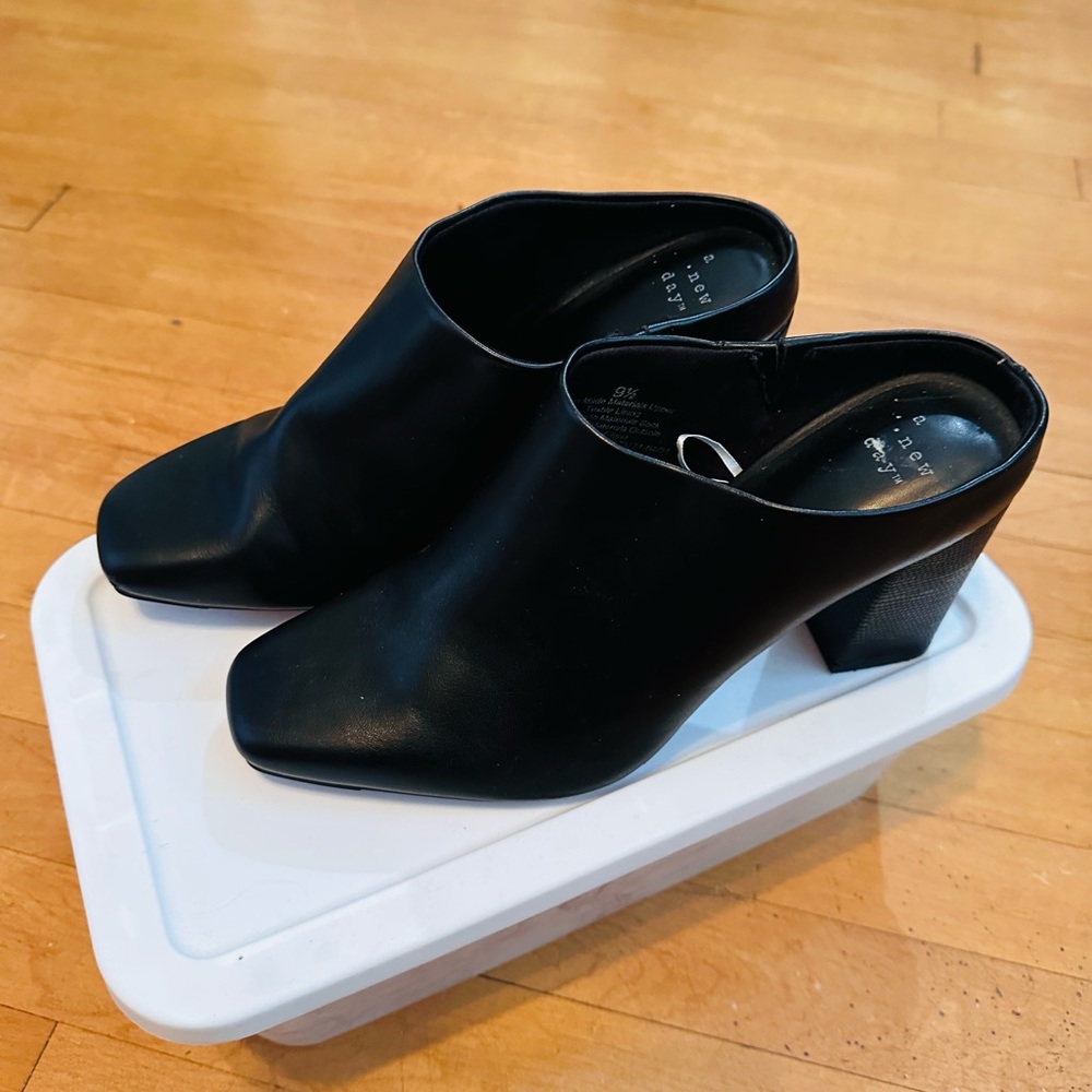 A New Day Shoes | New Women's A New Day Paula Black Heels | Black | Size: 9.5